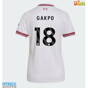 Billiga Liverpool Cody Gakpo #18 Bortatröja Dam 2026-27 Kortärmad